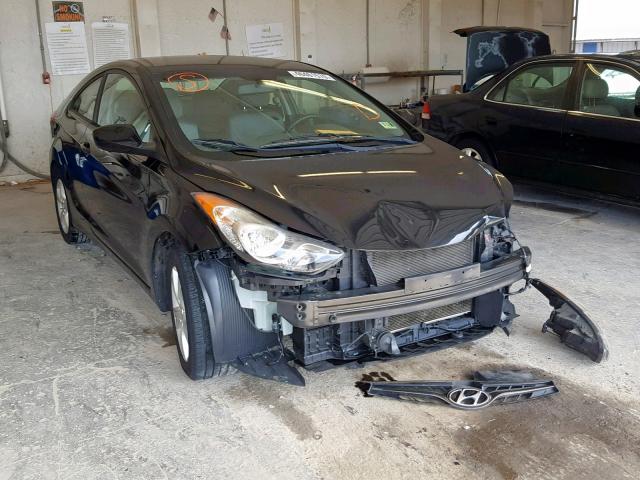 KMHDH6AE6DU019704 - 2013 HYUNDAI ELANTRA CO BLACK photo 1