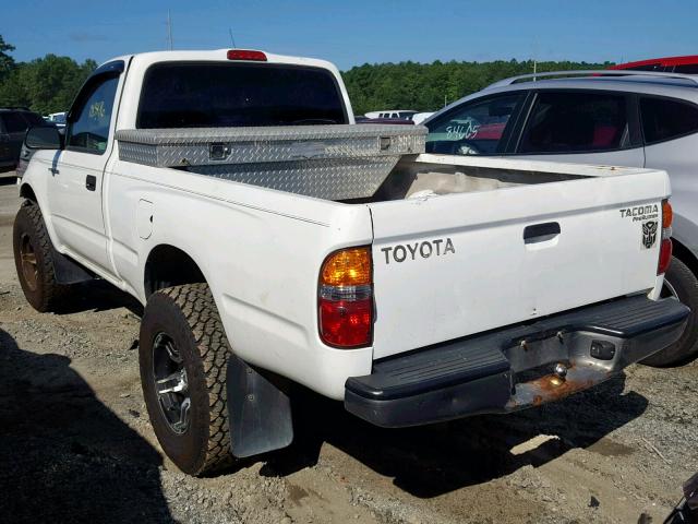 5TENM92N94Z443079 - 2004 TOYOTA TACOMA PRE WHITE photo 3