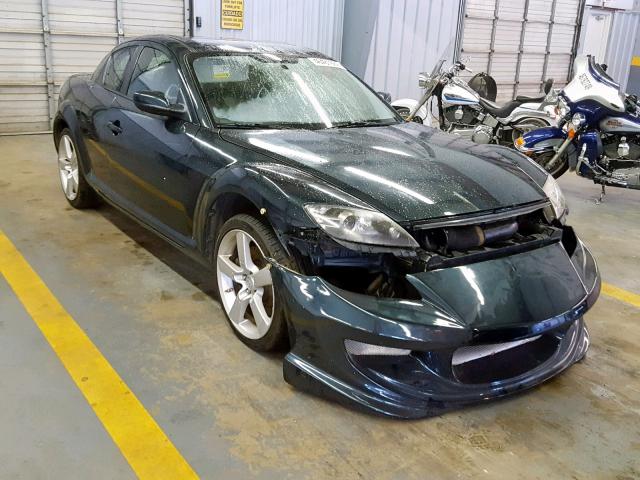 JM1FE17N740134111 - 2004 MAZDA RX8 BLACK photo 1