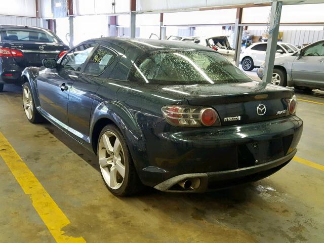 JM1FE17N740134111 - 2004 MAZDA RX8 BLACK photo 3