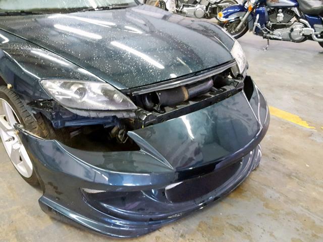 JM1FE17N740134111 - 2004 MAZDA RX8 BLACK photo 9