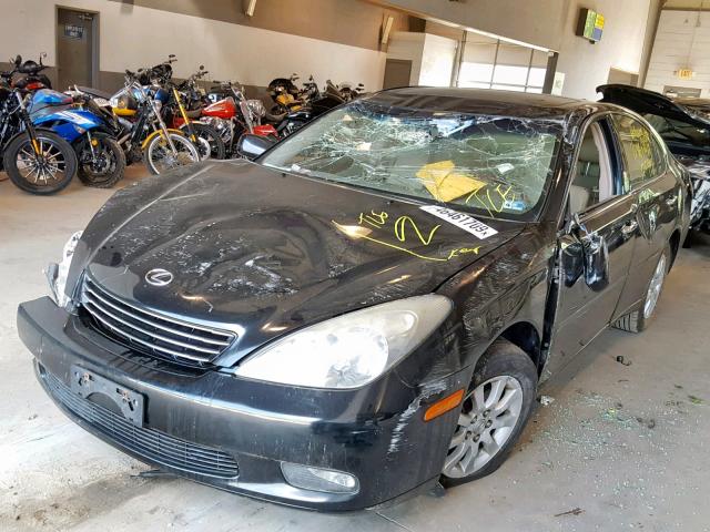 JTHBF30G230148983 - 2003 LEXUS ES 300 BLACK photo 2