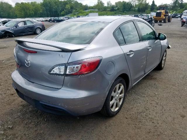 JM1BL1SG2A1175409 - 2010 MAZDA 3 I GRAY photo 4