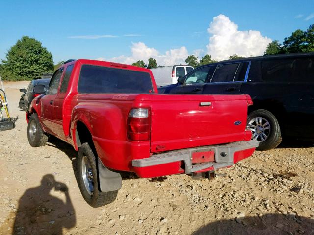 1FTYR14U24PA70303 - 2004 FORD RANGER SUP RED photo 3