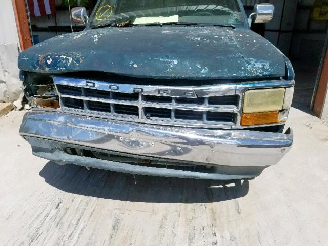 1B7GL23X9SS118419 - 1995 DODGE DAKOTA GRAY photo 9