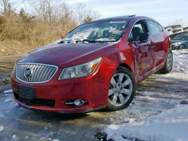 1G4GH5E3XCF358520 - 2012 BUICK LACROSSE P RED photo 2