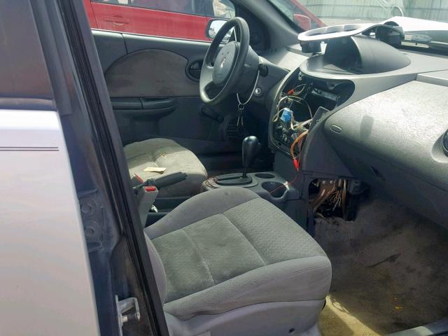 1G8AJ52F94Z185161 - 2004 SATURN ION LEVEL SILVER photo 5