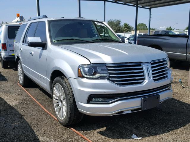 5LMJJ2HT7FEJ11256 - 2015 LINCOLN NAVIGATOR Gümüş foto 1
