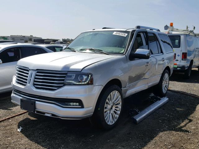 5LMJJ2HT7FEJ11256 - 2015 LINCOLN NAVIGATOR Gümüş foto 2