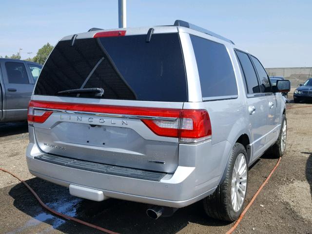 5LMJJ2HT7FEJ11256 - 2015 LINCOLN NAVIGATOR Gümüş foto 4