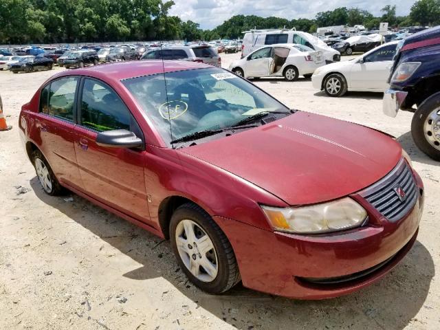 1G8AJ55F87Z156931 - 2007 SATURN ION LEVEL MAROON photo 1