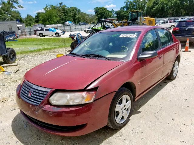 1G8AJ55F87Z156931 - 2007 SATURN ION LEVEL MAROON photo 2