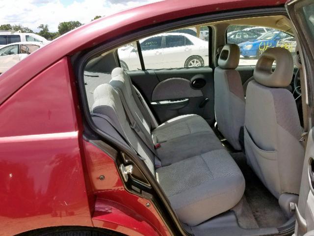 1G8AJ55F87Z156931 - 2007 SATURN ION LEVEL MAROON photo 6