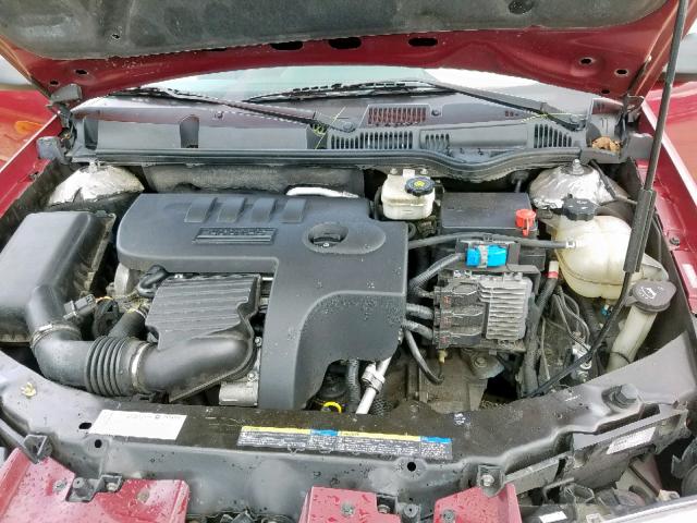 1G8AJ55F87Z156931 - 2007 SATURN ION LEVEL MAROON photo 7