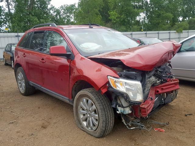 2FMDK48C87BA34516 - 2007 FORD EDGE SEL RED photo 1