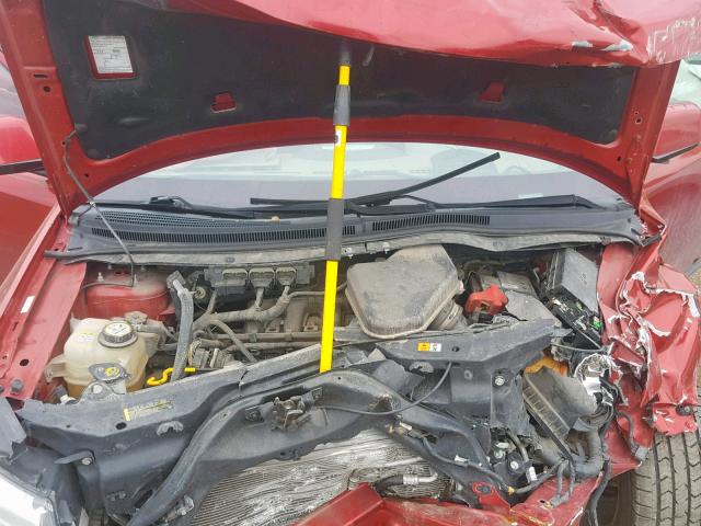 2FMDK48C87BA34516 - 2007 FORD EDGE SEL RED photo 7