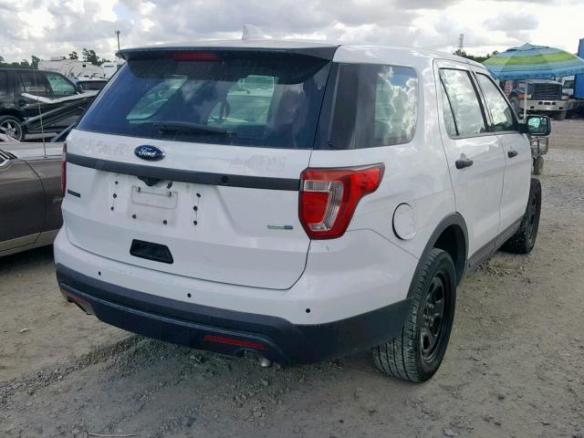 1FM5K8ARXGGC26099 - 2016 FORD EXPLORER P WHITE photo 4