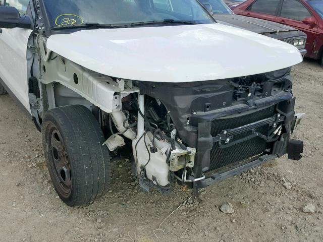 1FM5K8ARXGGC26099 - 2016 FORD EXPLORER P WHITE photo 9