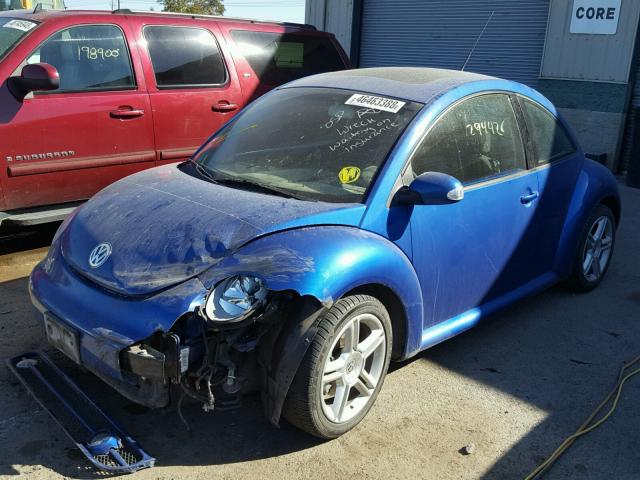 3VWCD31CX4M405990 - 2004 VOLKSWAGEN NEW BEETLE BLUE photo 2