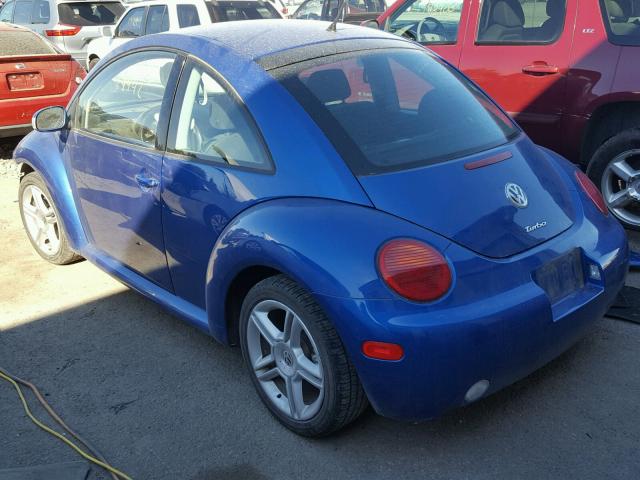 3VWCD31CX4M405990 - 2004 VOLKSWAGEN NEW BEETLE BLUE photo 3