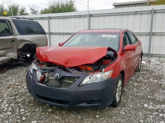 4T1BB46K38U044092 - 2008 TOYOTA CAMRY HYBR RED photo 2