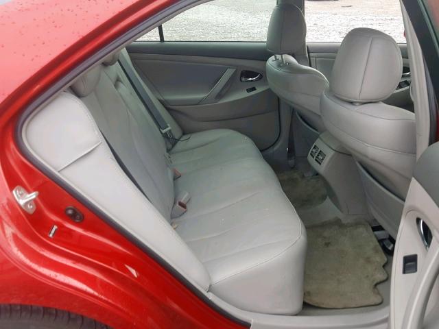 4T1BB46K38U044092 - 2008 TOYOTA CAMRY HYBR RED photo 6