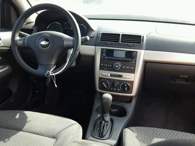 1G1AT58H897107779 - 2009 CHEVROLET COBALT LT SILVER photo 9