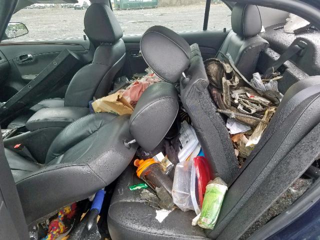 1G1ZE5E77BF329055 - 2011 CHEVROLET MALIBU LTZ ლურჯი ფოტო 6