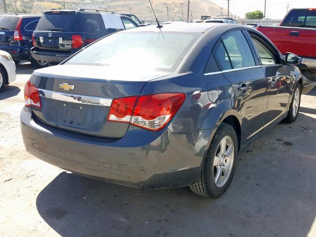 1G1PK5SB2D7155059 - 2013 CHEVROLET CRUZE LT GRAY photo 4