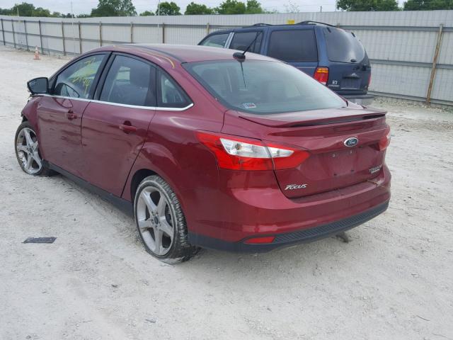 1FADP3J28EL236261 - 2014 FORD FOCUS TITA RED photo 3