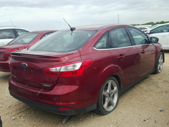 1FADP3J28EL236261 - 2014 FORD FOCUS TITA RED photo 4