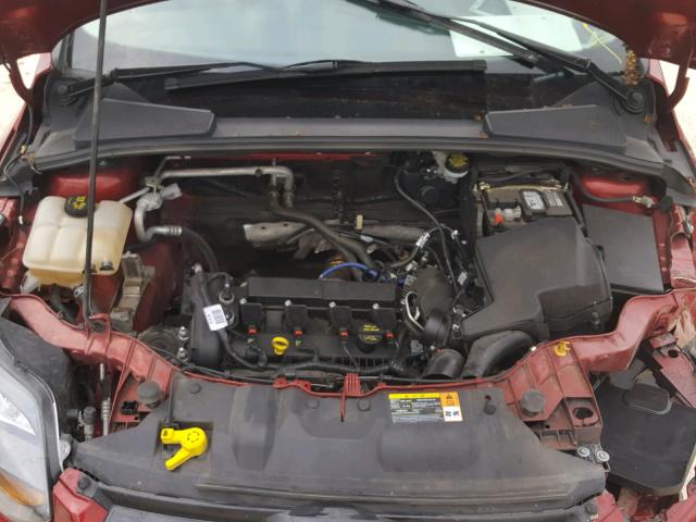 1FADP3J28EL236261 - 2014 FORD FOCUS TITA RED photo 7