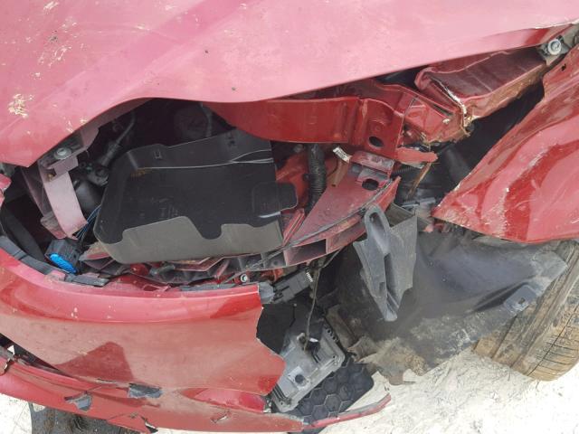 1FADP3J28EL236261 - 2014 FORD FOCUS TITA RED photo 9