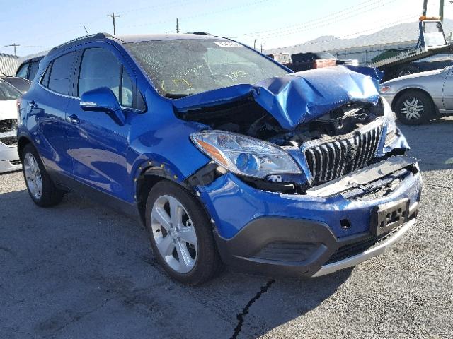 KL4CJASBXFB217769 - 2015 BUICK ENCORE BLUE photo 1