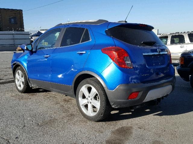 KL4CJASBXFB217769 - 2015 BUICK ENCORE BLUE photo 3