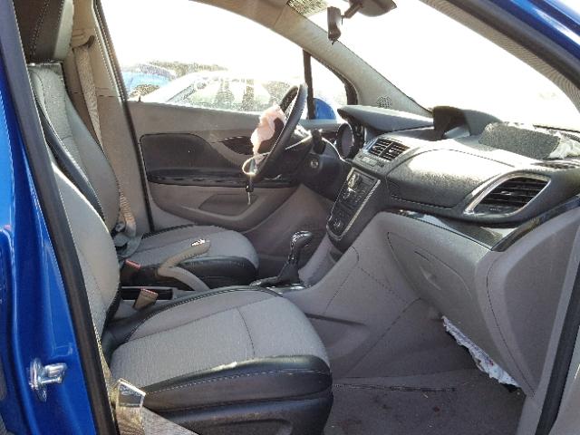 KL4CJASBXFB217769 - 2015 BUICK ENCORE BLUE photo 5