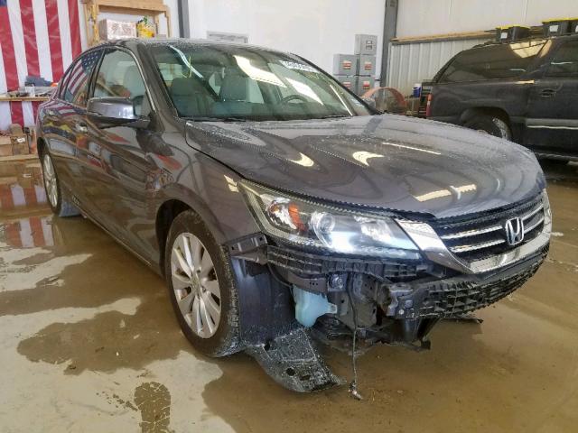 1HGCR3F88DA020046 - 2013 HONDA ACCORD EXL GRAY photo 1