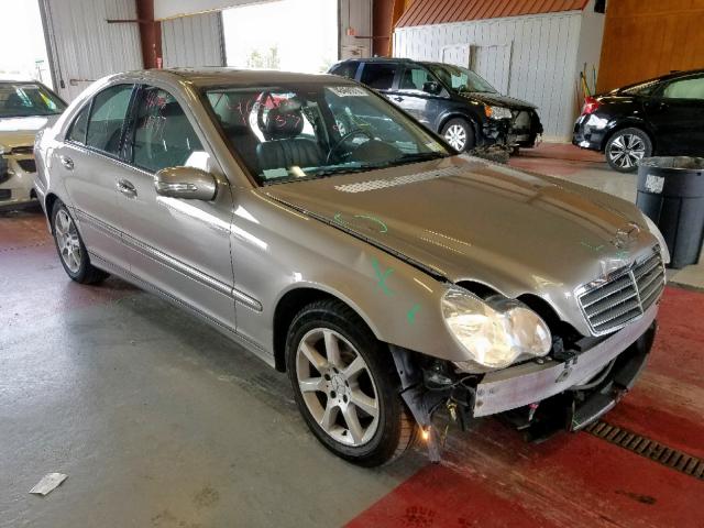 WDBRF92H37F892540 - 2007 MERCEDES-BENZ C 280 4MAT GRAY photo 1