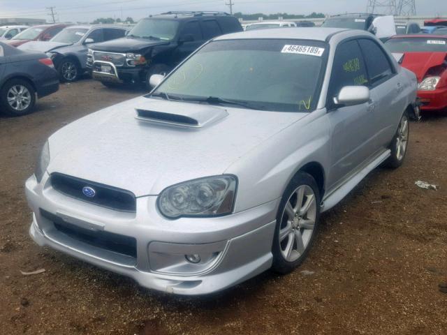 JF1GD70654L514064 - 2004 SUBARU IMPREZA WR SILVER photo 2