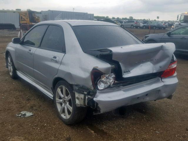 JF1GD70654L514064 - 2004 SUBARU IMPREZA WR SILVER photo 3