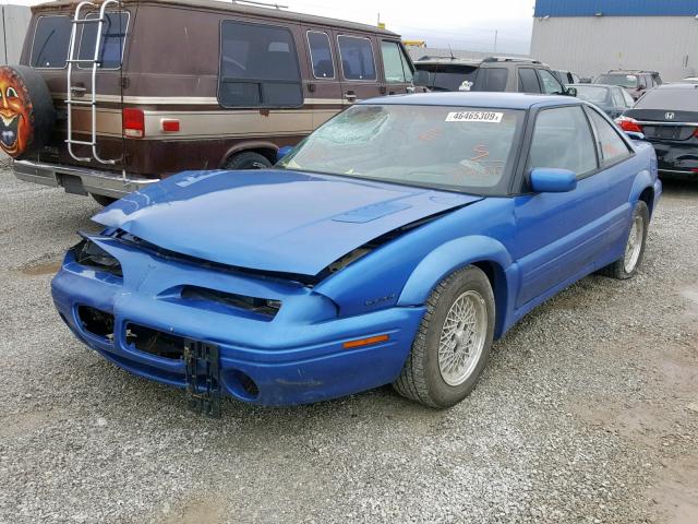 1G2WJ12X2RF347366 - 1994 PONTIAC GRAND PRIX BLUE photo 2