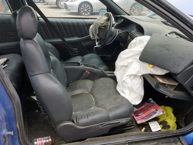 1G2WJ12X2RF347366 - 1994 PONTIAC GRAND PRIX BLUE photo 5