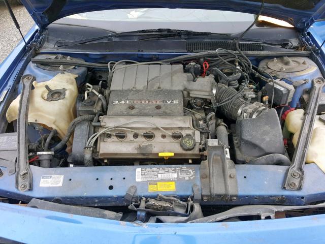1G2WJ12X2RF347366 - 1994 PONTIAC GRAND PRIX BLUE photo 7