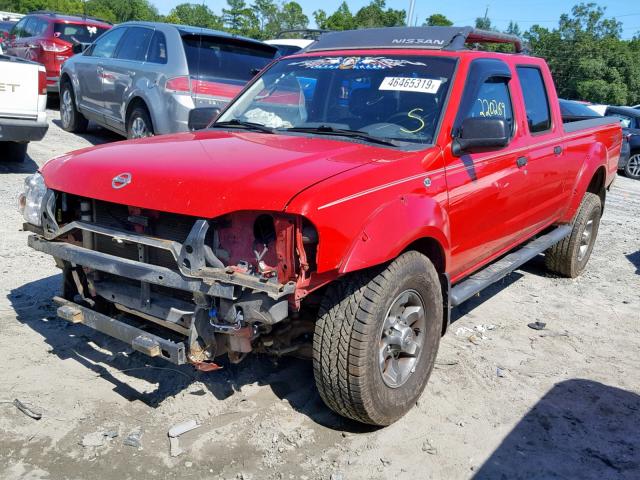 1N6ED29Y43C424067 - 2003 NISSAN FRONTIER C RED photo 2