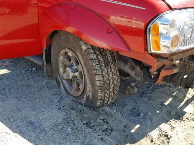 1N6ED29Y43C424067 - 2003 NISSAN FRONTIER C RED photo 9