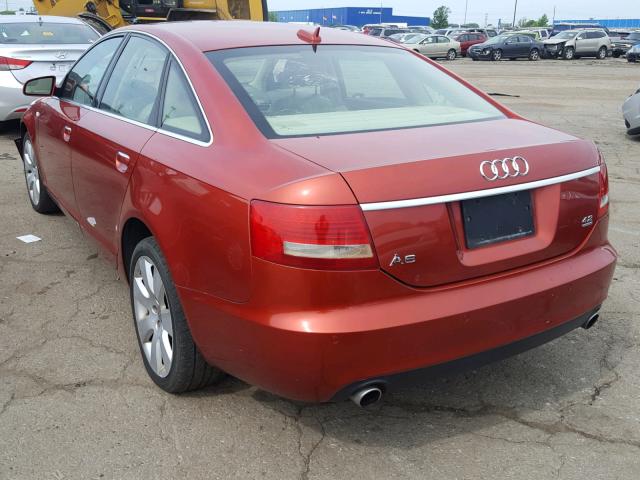 WAUDL74F45N040573 - 2005 AUDI A6 4.2 QUA RED photo 3