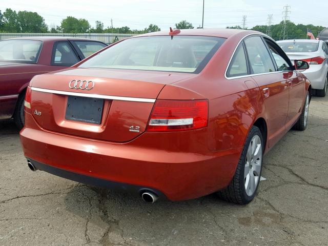 WAUDL74F45N040573 - 2005 AUDI A6 4.2 QUA RED photo 4