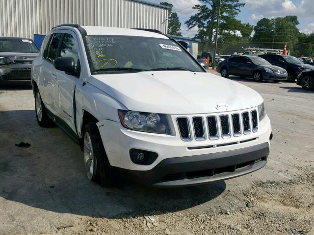 1C4NJCBA1GD743036 - 2016 JEEP COMPASS SP WHITE photo 1