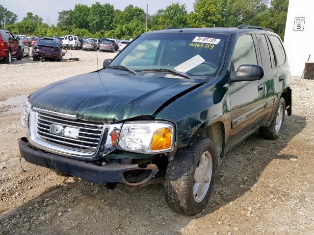 1GKDS13S432376695 - 2003 GMC ENVOY GREEN photo 2