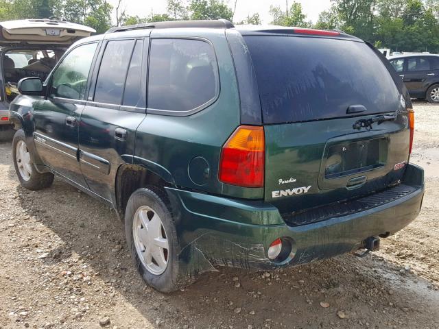 1GKDS13S432376695 - 2003 GMC ENVOY GREEN photo 3